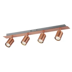 Rose 4 Lamp Spotlight Bar - Rose Gold