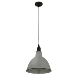 Country Living Farmhouse Dome Pendant Light - Grey - 25cm 5 Country Living Farmhouse Dome Pendant Light - Grey - 25cm -Homebase Sales Store 12882885 1104860936582855