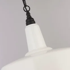 Country Living Farmhouse Pendant Light - White - 46cm 6 Country Living Farmhouse Pendant Light - White - 46cm -Homebase Sales Store 12882890 2224860936647397