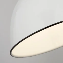 Country Living Farmhouse Dome Pendant Light - White - 31cm -Homebase Sales Store 12882895 5684860936598008