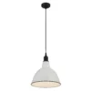 Country Living Farmhouse Dome Pendant Light - White - 31cm -Homebase Sales Store 12882895 9494860936468453