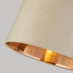 House Beautiful Samet Velvet Drum Shade - Champagne - 30cm 4 House Beautiful Samet Velvet Drum Shade - Champagne - 30cm -Homebase Sales Store 12882901 6454861161872934