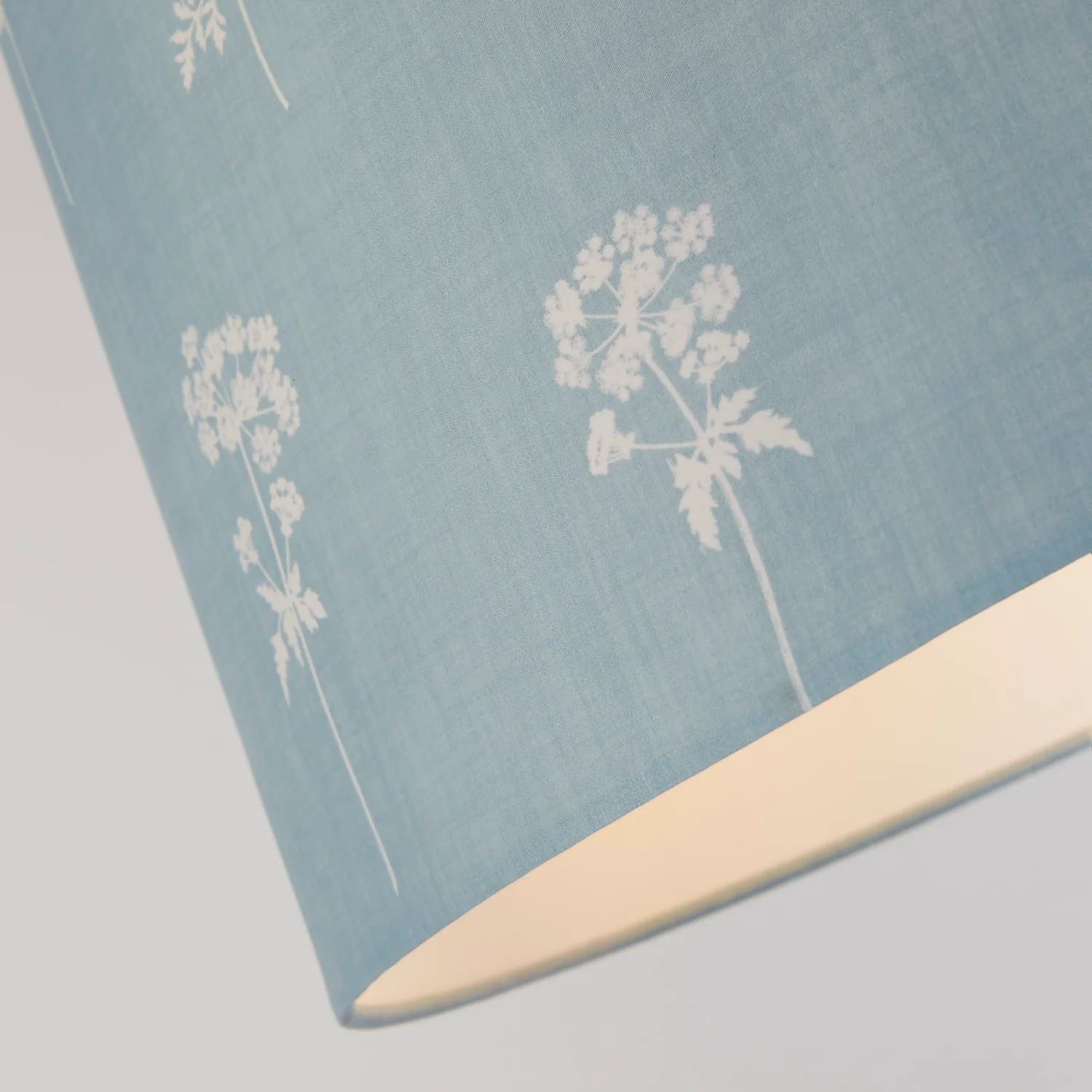 Country Living Annabelle Patterned Cotton Drum Shade - 45cm Country Living Annabelle Patterned Cotton Drum Shade - 45cm -Homebase Sales Store 12882910 1634867934837415