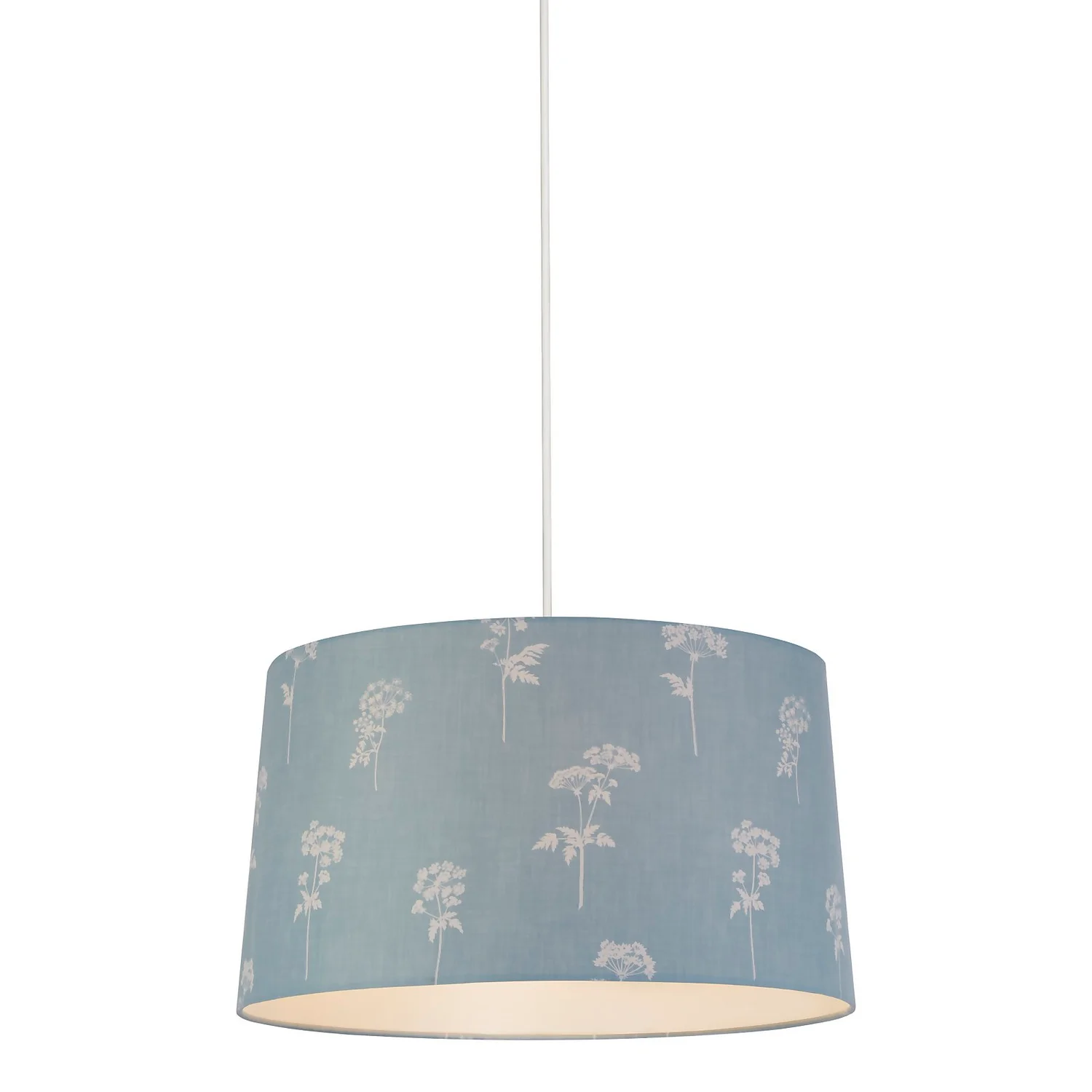 Country Living Annabelle Patterned Cotton Drum Shade - 45cm Country Living Annabelle Patterned Cotton Drum Shade - 45cm -Homebase Sales Store 12882910 1944867934774778