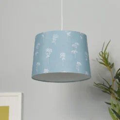 Country Living Annabelle Patterned Cotton Drum Lamp Shade - 25cm -Homebase Sales Store 12882915 1135042036942964