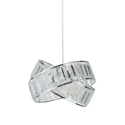 Dita 2 Band Chrome Non-Elec Light Shade -Homebase Sales Store 12886903 1554911167632851