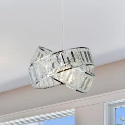 Dita 2 Band Chrome Non-Elec Light Shade -Homebase Sales Store 12886903 1854936869483117