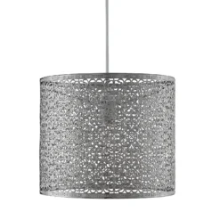 Vanessa Easy Fit Lamp Shade - Chrome -Homebase Sales Store 12886908 1214975483784886