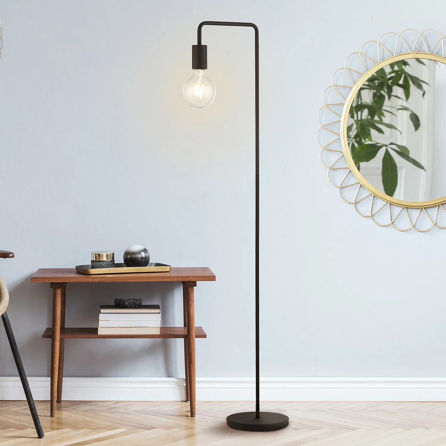 Jay Floor Lamp - Charcoal Jay Floor Lamp - Charcoal -Homebase Sales Store 12908185 1164899250096947