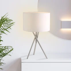 Bella Tripod Table Lamp - White