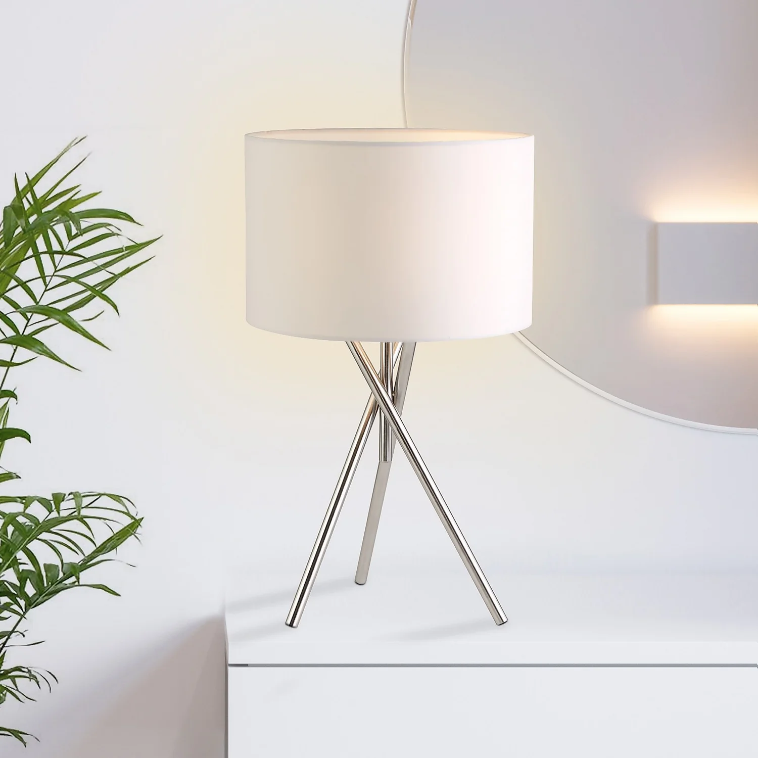 Bella Tripod Table Lamp - White Bella Tripod Table Lamp - White -Homebase Sales Store 12908192 1844899249788910