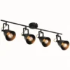 Abigail 4 Lamp Spotlight Bar - Black -Homebase Sales Store 12909853 1224845849404613