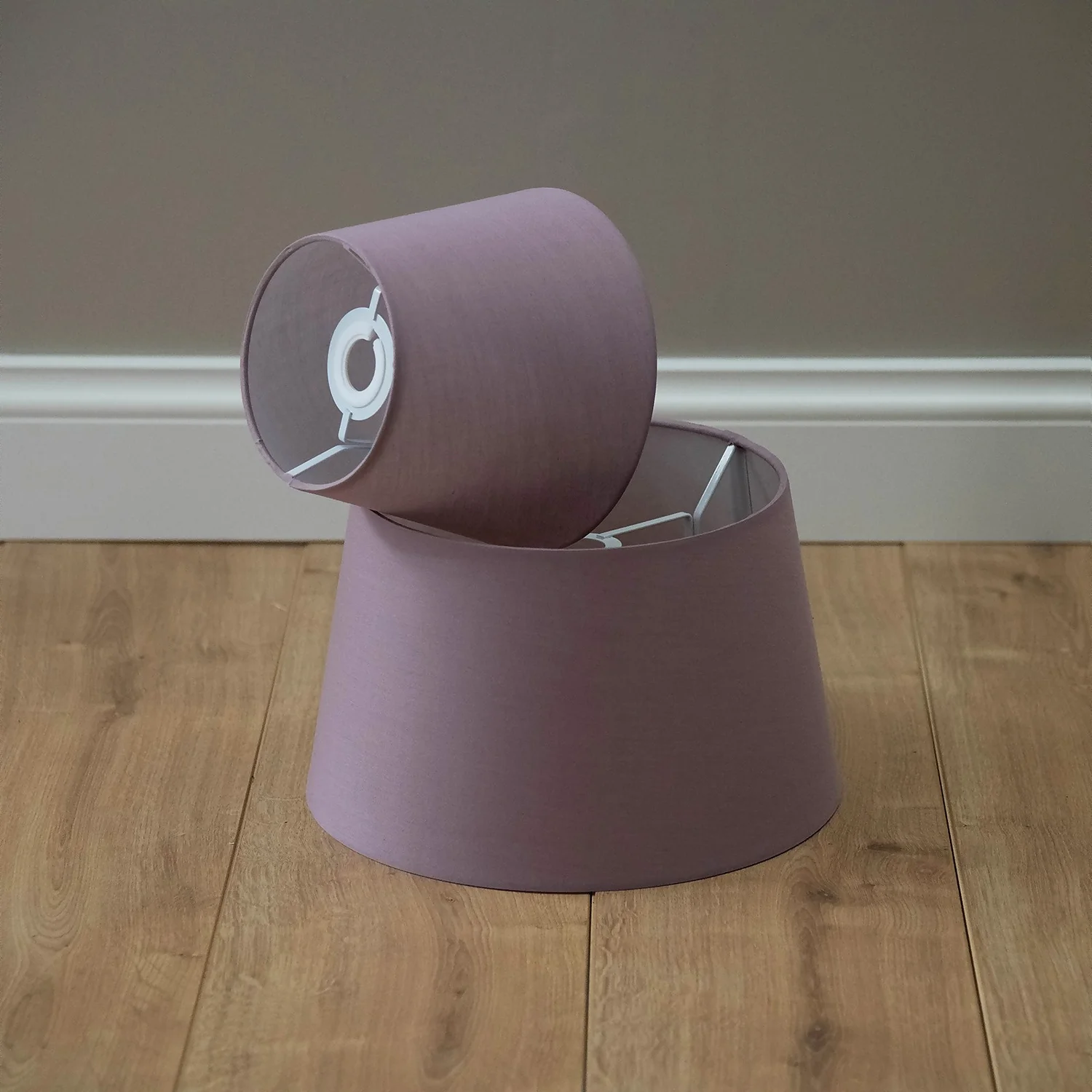 Clyde Mauve Taper Shade - 20cm Clyde Mauve Taper Shade - 20cm -Homebase Sales Store 13139365 2034920558927840