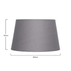 Clyde Charcoal Taper Shade - 30cm 5 Clyde Charcoal Taper Shade - 30cm -Homebase Sales Store 13139367 5764900552374201