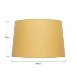 Clyde Ochre Taper Shade - 40cm -Homebase Sales Store 13139379 1974900554687720