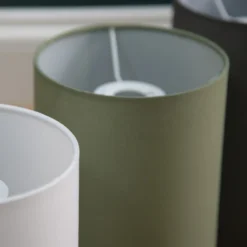 Clyde Sage Cylinder Shade - 16cm -Homebase Sales Store 13139380 1624944147982011