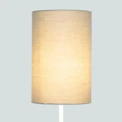 Clyde Sage Cylinder Shade - 16cm -Homebase Sales Store 13139380 8774900551309531