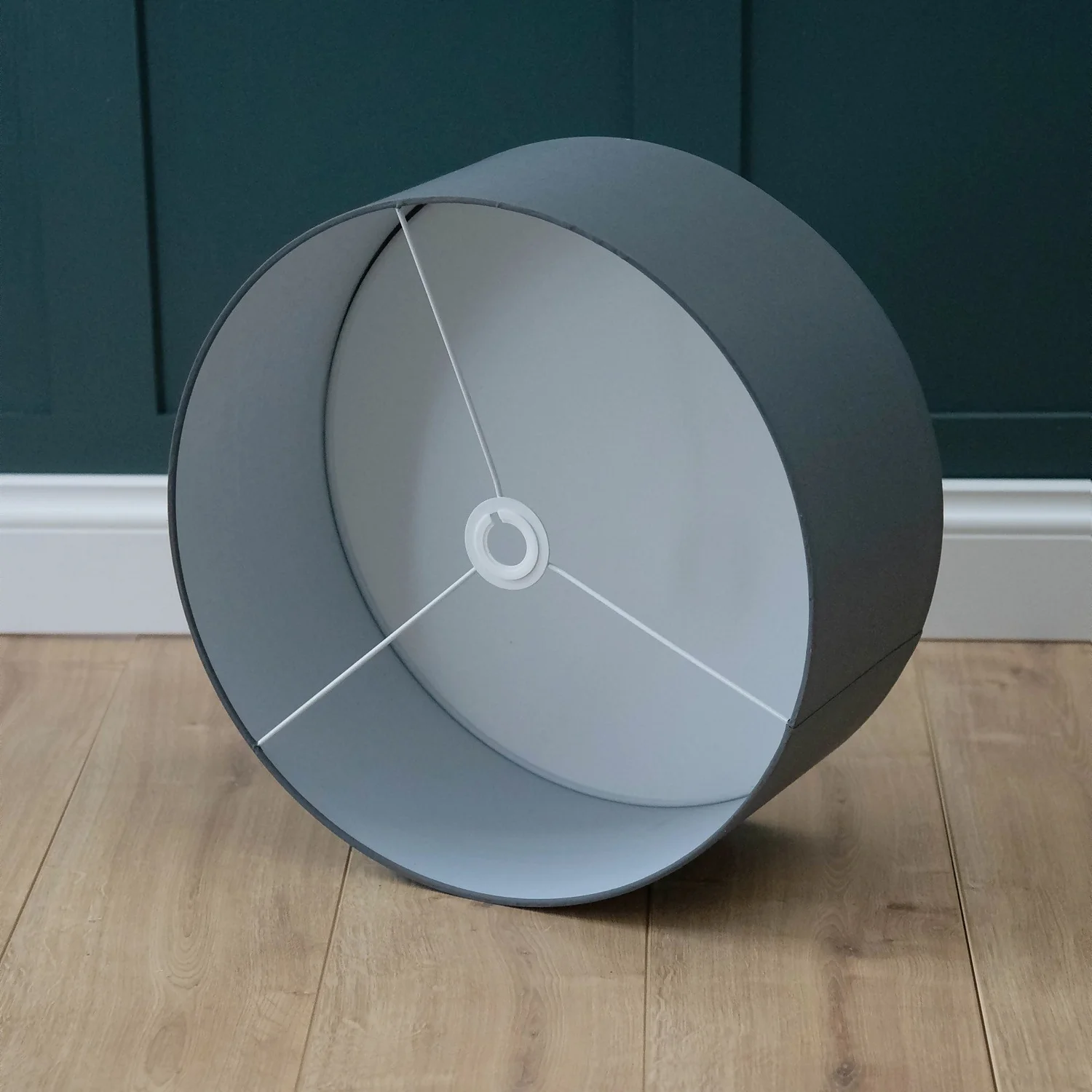 Clyde Charcoal Drum Shade with Diffuser - 45cm Clyde Charcoal Drum Shade With Diffuser - 45cm -Homebase Sales Store 13139382 1384944147993570