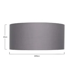 Clyde Charcoal Drum Shade With Diffuser - 45cm 6 Clyde Charcoal Drum Shade With Diffuser - 45cm -Homebase Sales Store 13139382 1724900551389496