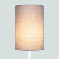 Clyde Charcoal Cylinder Shade - 16cm 4 Clyde Charcoal Cylinder Shade - 16cm -Homebase Sales Store 13139383 8204900551043239