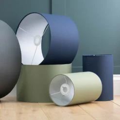 Clyde Navy Cylinder Shade - 16cm -Homebase Sales Store 13139389 7184944148023216