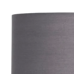 Clyde Charcoal Drum Shade - 30cm -Homebase Sales Store 13139390 1554900551762429