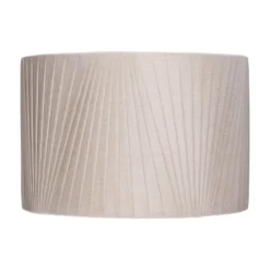 Raye Champagne Drum Pleated Silk Shade - 30cm -Homebase Sales Store 13139396 1644900555183950