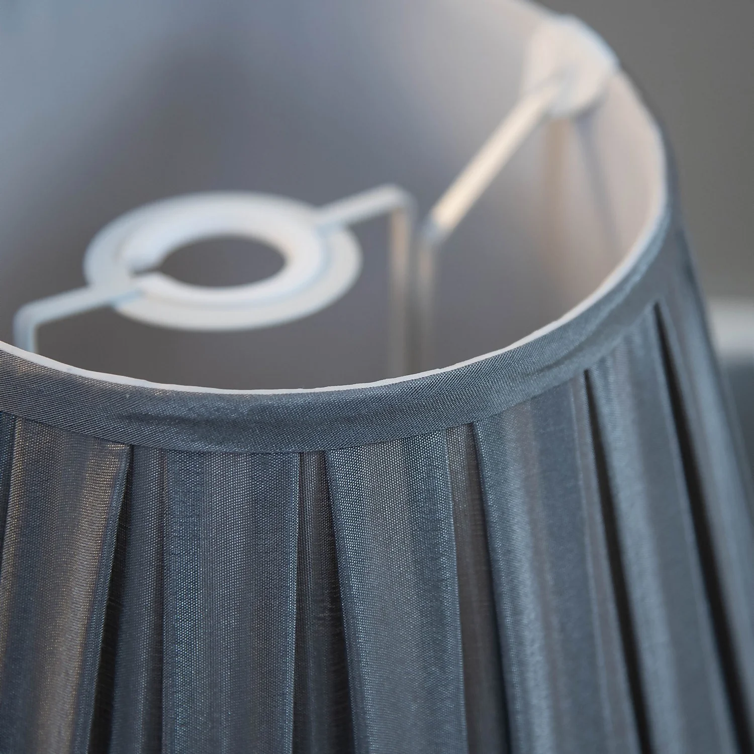 Raye Dove Pleated Taper Silk Shade - 30cm Raye Dove Pleated Taper Silk Shade - 30cm -Homebase Sales Store 13139400 1214944148100124