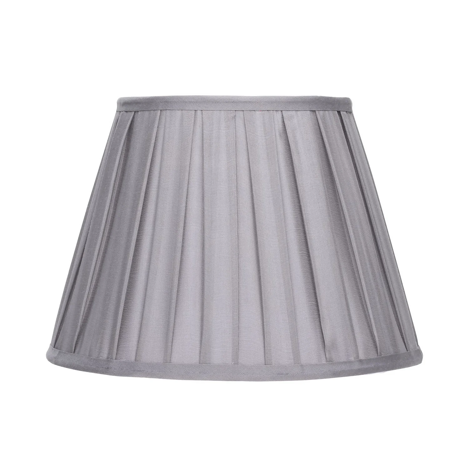 Raye Dove Pleated Taper Silk Shade - 30cm Raye Dove Pleated Taper Silk Shade - 30cm -Homebase Sales Store 13139400 2134900556615877