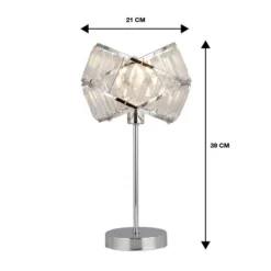 Dita 2 Band Chrome Table Lamp -Homebase Sales Store 13157966 1984936869612018
