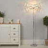 Dita 2 Band Chrome Floor Lamp -Homebase Sales Store 13157967 1155042042216091