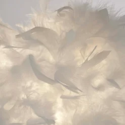 Hattie Feather Floor Lamp - White -Homebase Sales Store 13157970 1534958397136368