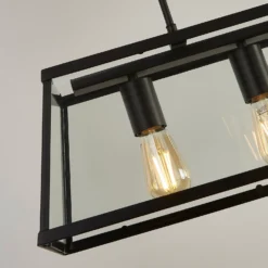 Bellevue 5 Light Industrial Pendant - Black -Homebase Sales Store 13157971 3654911164824980