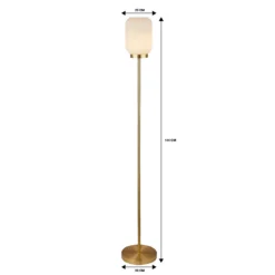 Pearl Frosted Floor Lamp - White -Homebase Sales Store 13177660 1244958397069642