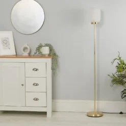 Pearl Frosted Floor Lamp - White -Homebase Sales Store 13177660 6185042042644854