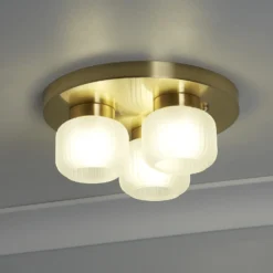 Pearl Frosted 3 Light Flush Ceiling Light 6 Pearl Frosted 3 Light Flush Ceiling Light -Homebase Sales Store 13177665 2025007611905359