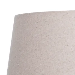 Finn Taper Natural Linen Shade - 40cm -Homebase Sales Store 13191232 1384900555086471