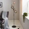 Orb II 5 Light Floor Lamp - Black Chrome Smoke 1 Orb II 5 Light Floor Lamp - Black Chrome Smoke -Homebase Sales Store 13208304 1824896912909747