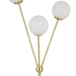 Orb 3 Light Floor Lamp - Brass & Opal 5 Orb 3 Light Floor Lamp - Brass & Opal -Homebase Sales Store 13208308 1284896913045569