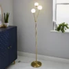Orb 3 Light Floor Lamp - Brass & Opal -Homebase Sales Store 13208308 1494896912940950