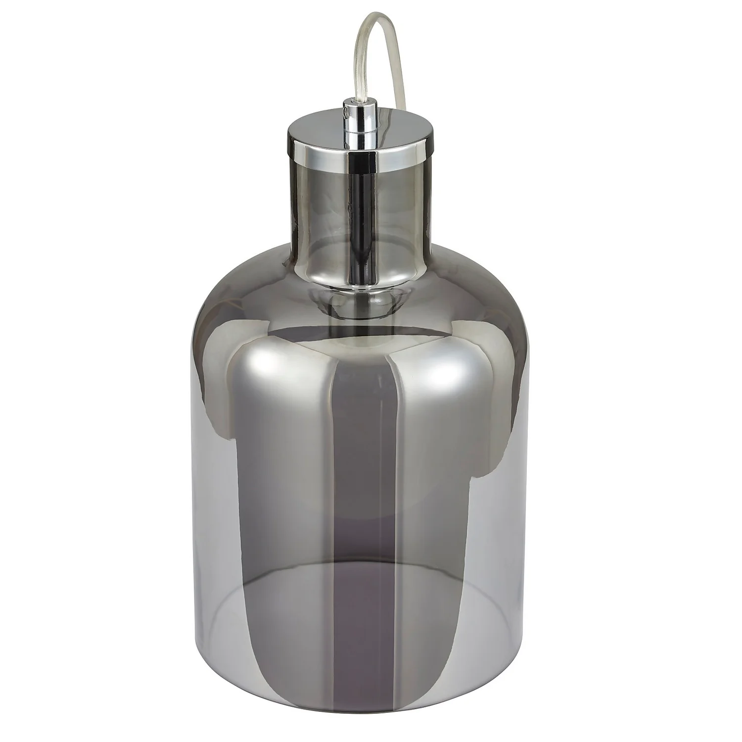 Jinx Table Lamp - Smoked Glass Jinx Table Lamp - Smoked Glass -Homebase Sales Store 13208310 9304896913155903