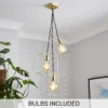 Edge 3 Light Cluster Pendant - Polished Brass -Homebase Sales Store 13208317 1675021602876068