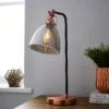 Decan Table Lamp - Smoke & Copper -Homebase Sales Store 13208318 1724896913299762