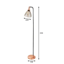 Decan Floor Lamp - Smoke & Copper -Homebase Sales Store 13208319 1504909895239095