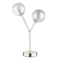 Orb 2 Light Table Lamp - Nickel Smoke -Homebase Sales Store 13208328 4334896913519545