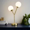 Orb 2 Light Table Lamp - Brass & Opal -Homebase Sales Store 13208335 1894896913495329