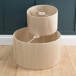 Raye Champagne Drum Pleated Silk Shade - 45cm -Homebase Sales Store 13222471 1534944148269033