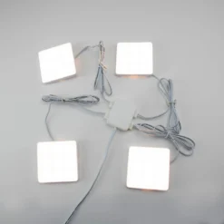 Set Of 4 LED Square Puck Lights -Homebase Sales Store 13239145 1225007595023432