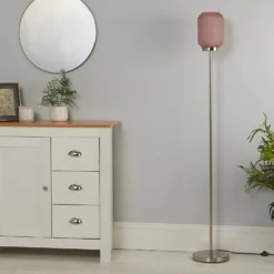 Pearl Frosted Floor Lamp - Rose -Homebase Sales Store 13445400 1215042045722968