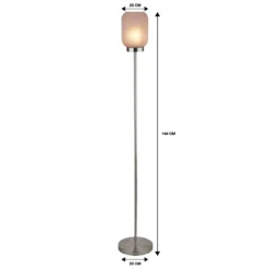 Pearl Frosted Floor Lamp - Rose -Homebase Sales Store 13445400 5435042045848491